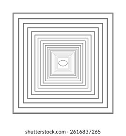 An abstract background with a mesmerizing pattern of nested squares. The squares create a sense of depth and perspective, leading the eye inward.