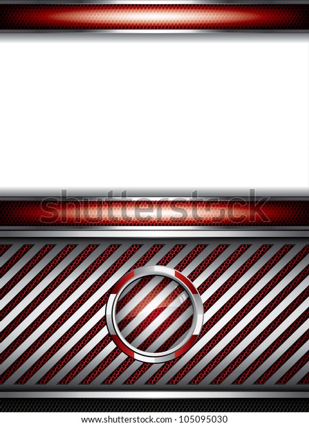 Abstract background,\
metallic red\
brochure