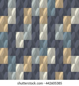 Abstract background. Modern seamless pattern with diamond.