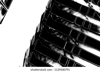 Abstract background. Monochrome texture. Image includes a effect the black and white tones.