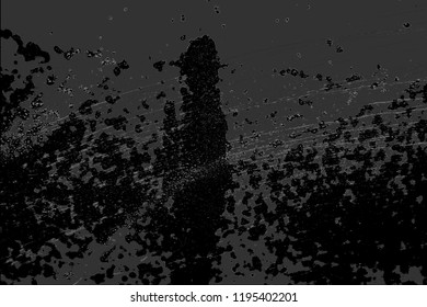 Abstract background. Monochrome texture. Image includes a effect the black and white tones.