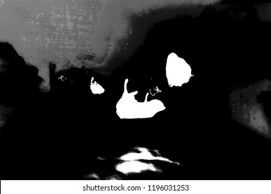 Abstract background. Monochrome texture. Image includes a effect the black and white tones.