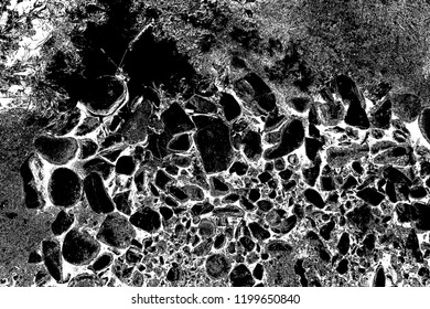 Abstract background. Monochrome texture. Image includes a effect the black and white tones.