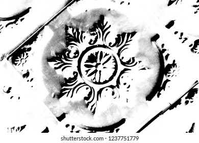 Abstract background. Monochrome texture. Image includes a effect the black and white tones.