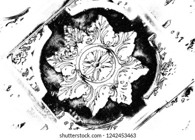 Abstract background. Monochrome texture. Image includes a effect the black and white tones.