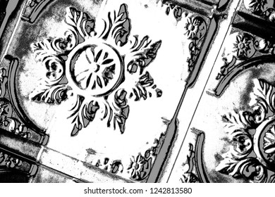 Abstract background. Monochrome texture. Image includes a effect the black and white tones.