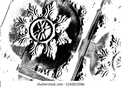 Abstract background. Monochrome texture. Image includes a effect the black and white tones.