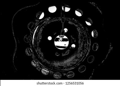 Abstract background. Monochrome texture. Image includes a effect the black and white tones.