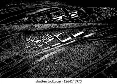 Abstract background. Monochrome texture. Image includes a effect the black and white tones.