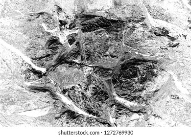 Abstract background. Monochrome texture. Image includes a effect the black and white tones.
