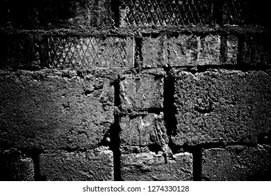 Abstract background. Monochrome texture. Image includes a effect the black and white tones.