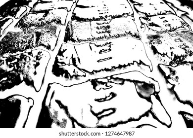 Abstract background. Monochrome texture. Image includes a effect the black and white tones.