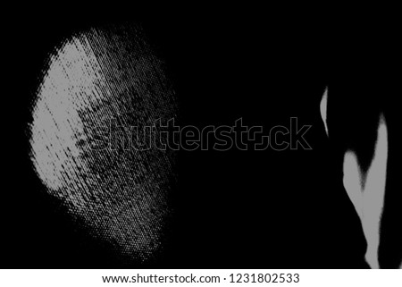 Similar – Image, Stock Photo trapped in the dark Dark