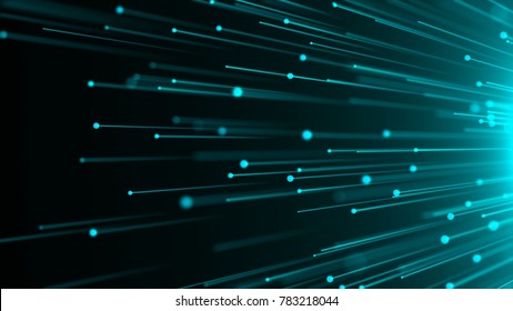 Abstract background with optical Fibers. Seamless loop