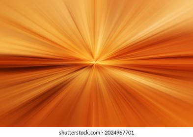 Abstract background. Background with orange rays from the center. Background symbolizes great speed. Structure of the rays from the center. orange radial pattern. Blue abstract texture.