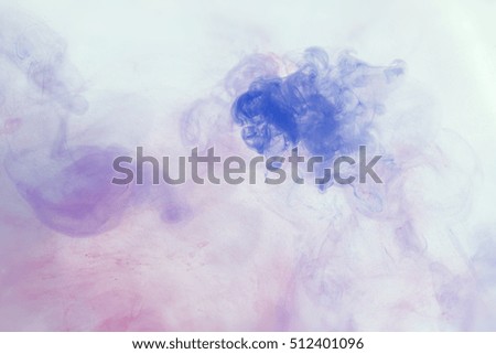 Abstract background. Paint in water