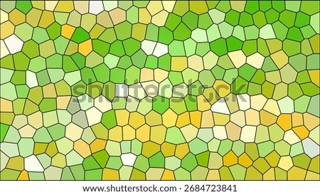 Abstract background with quadrilateral pattern looking like stained glass