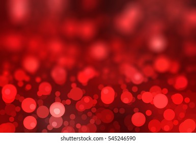 abstract background red bokeh circles. Background with particles. illustration beautiful.