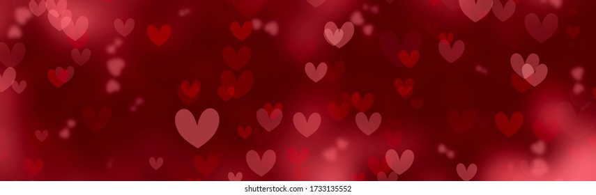 Abstract Background Red Hart Valentines Day Background , Hart Beautiful Banner