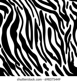 Abstract Background Seamless Texture Black Zebra Stock Illustration ...