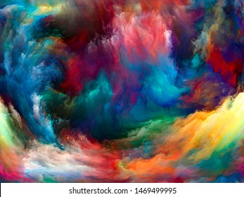 Color Splash Series Background Design Fractal Stock Illustration ...