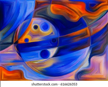 Abstract background of shapes and lines for  projects on art and design