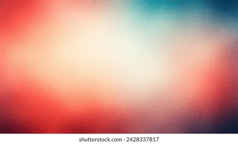 Abstract background with a smooth gradient and an additional grainy layer for texture. Grainy gradients style, vintage noise, abstract background