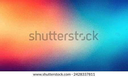 Abstract background with a smooth gradient and an additional grainy layer for texture. Grainy gradients style, vintage noise, abstract background