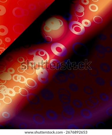 Abstract background with smoothly changed gradient shapes, imitating three-dimensional shapes