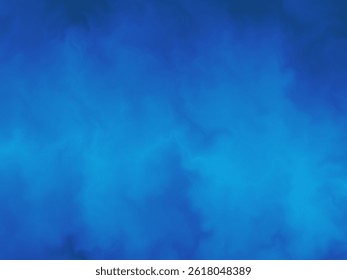 An abstract background with a solid, deep blue with subtle variations in shade, creating a hazy, slightly textured effect.  It's calming and simple.