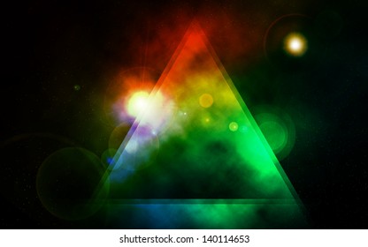 Abstract background, space nebular theme. illustration wallpaper