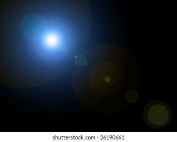 Abstract background of star