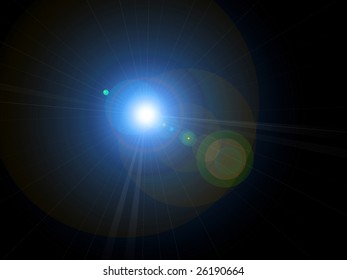 Abstract background of star
