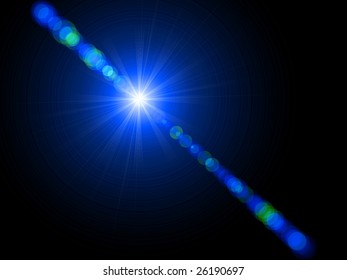 Abstract background of star