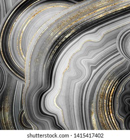 abstract background, stone texture, artificial painted agate with gold veins, fashion marbling illustration, marbled surface, macro detail