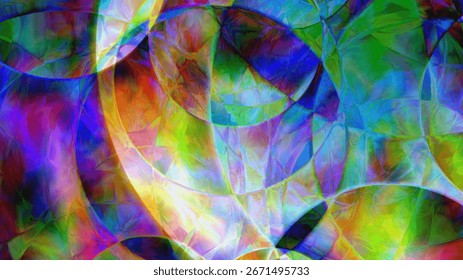 Abstract Background with Stunning Visuals and Dynamic Elements, Ideal for Creative Campaigns, Presentations, and Advertisements