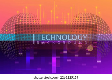 Abstract background. Technology connection digital data and big data concept.

