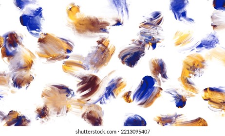 Abstract Background Texture Painting Made With Acrylic Colors, Brush Strokes Elements Hand Drawn Art, Creative Wallpaper Backdrop With Multicolor Accent, Mix Of Fluid And Liquid Splash Smudges, Grunge