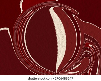 Abstract background that forms red colored eyeballs