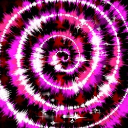 Abstract Background Tie Dye Neon Red Pink Black Spiral Digital Paper