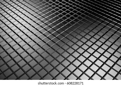 Abstract background of tile wall. 3D rendering.