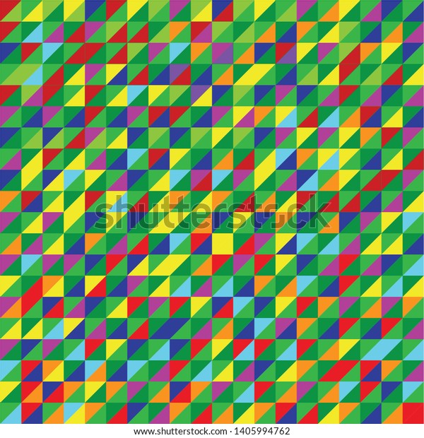 Abstract Background Triangular Color Pattern Stock Illustration ...
