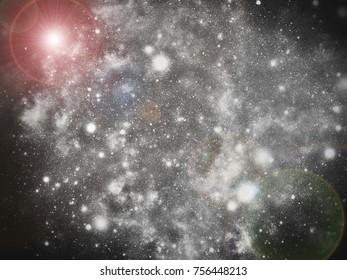 Abstract background as universe