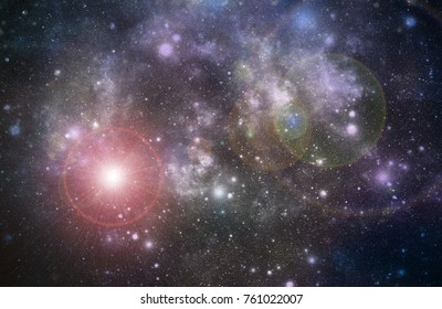 Abstract background as universe