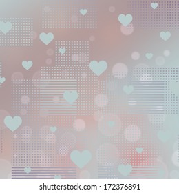 Abstract background to the Valentine's day