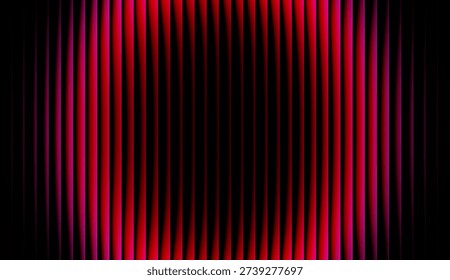 Abstract background with vertical glowing lines in vibrant red and orange gradient, modern digital art texture for creative web design and backdrop