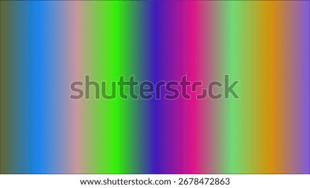 Abstract background with a vibrant gradient. Displays a spectrum of colors in vertical stripes including blue, green, purple, pink and orange.