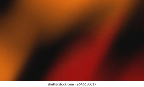 Abstract background of warm combination of red orange and black with soft and rough transitions on the surface.