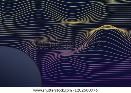 Abstract background with waves.