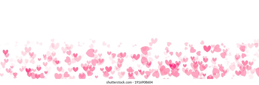 Abstract Backgrounds Hart Bokeh Isolated On White Background In Valentine 's Day